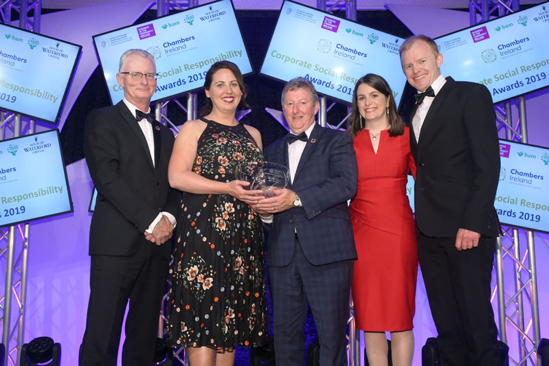 ALG takes home a Chambers Ireland CSR award for our collaboration with the Irish Refugee Council