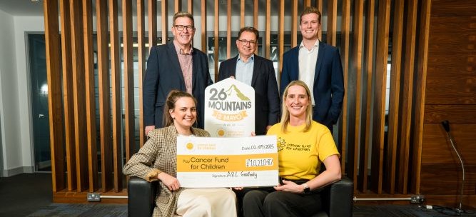 A&L Goodbody Belfast raises over £10,000 for Cancer Fund for Children