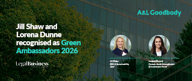 Jill Shaw and Lorena Dunne recognised as Green Ambassadors 2026 by Legal 500
