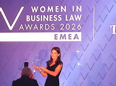 Sinéad O’Connor named ‘lawyer of the year’ at Women in Business Law EMEA Awards 2026