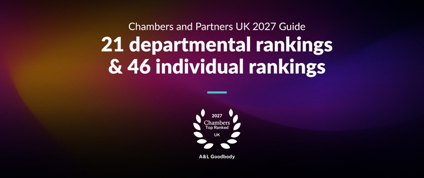A&L Goodbody Northern Ireland recognised in Chambers and Partners UK 2027 Guide