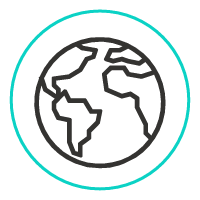 Icon of the globe